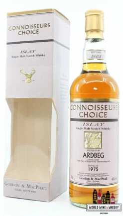 Ardbeg 1975 2003 - Connoisseurs Choice - Gordon & MacPhail - New Map 43%