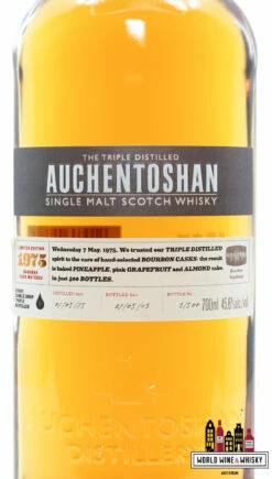 Auchentoshan 38 Years Old 1975 2013 - Limited Edition - Travel Retail Exclusive 45.6% (1 Of 500) -Drank Sale Winkel auchentoshan auchentoshan 38 years old 1975 2013 l 2