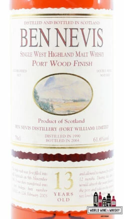 Ben Nevis 13 Years Old 1990 2004 - Port Wood Finish 61.6% (1 Of 800) -Drank Sale Winkel ben nevis ben nevis 13 years old 1990 2004 port wo 2