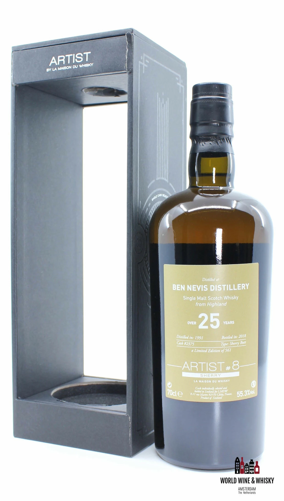 Ben Nevis 25 Years Old 1991 2018 Artist #8 Cask 2375 La Maison Du Whisky 55.3% (one Of 561 Bottles) 4 Ben Nevis 25 Years Old 1991 2018 Artist #8 Cask 2375 La Maison Du Whisky 55.3% (one Of 561 Bottles) - Image 2