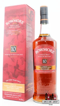 Bowmore 10 Years Old 2016 - Inspired By The Devil’s Casks Series - Travel Retail Exclusive 46%