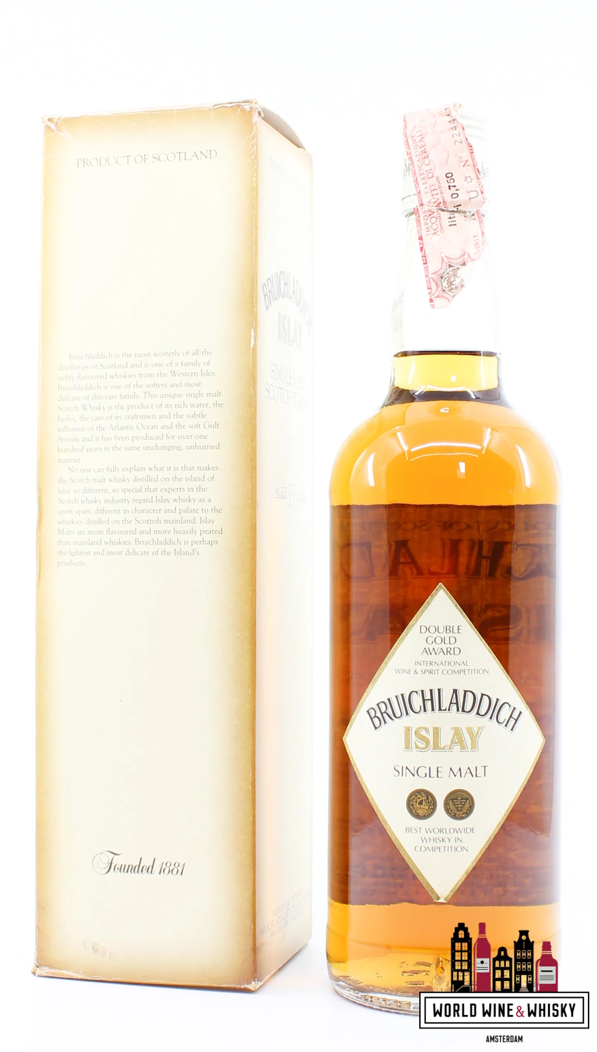 Bruichladdich 15 Years Old - "Islay" - F.lli Rinaldi Importatori (import) 43% 75cl 4 Bruichladdich 15 Years Old - "Islay" - F.lli Rinaldi Importatori (import) 43% 75cl - Image 2