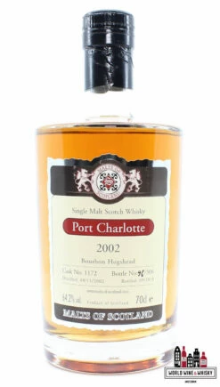 Bruichladdich 2002 2010 - Port Charlotte - Cask 1172 - Malts Of Scotland 64.2% (1 Of 306)