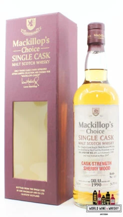 Caol Ila 17 Years Old 1990 2007 - Single Cask - Cask Strength - Mackillop's Choice 56.3%