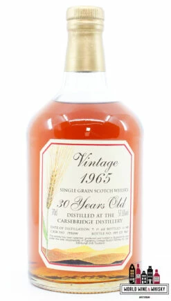 Carsebridge 30 Years Old 1965 1995 - Vintage Collection - Signatory Vintage - Cask 155091 57.6% (1 Of 461) -Drank Sale Winkel carsebridge carsebridge 30 years old 1965 1995 vin 1