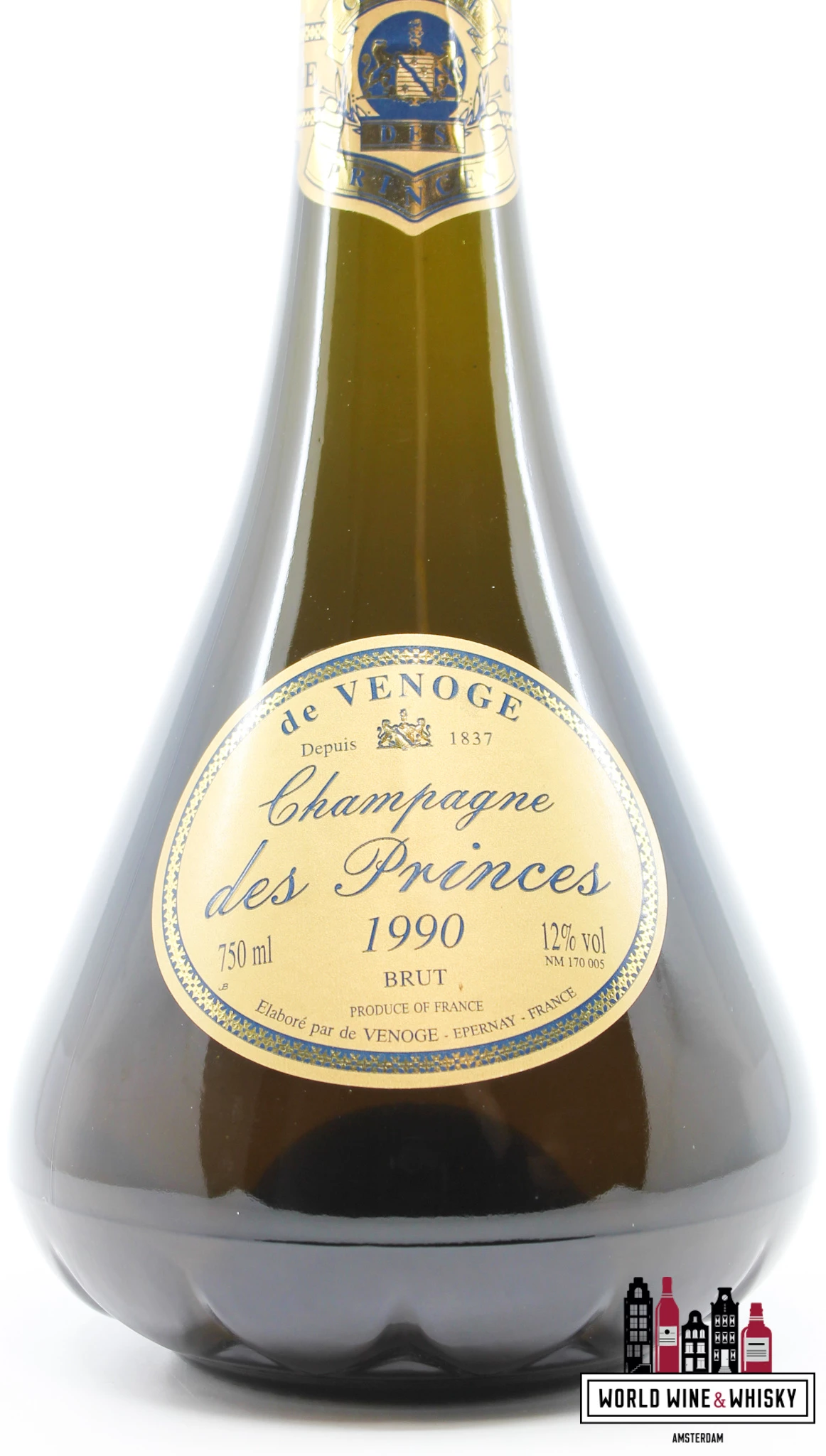 De Venoge 1990 - Champagne (Brut) Des Princes Millesime Vintage 5 De Venoge 1990 - Champagne (Brut) Des Princes Millesime Vintage - Image 3
