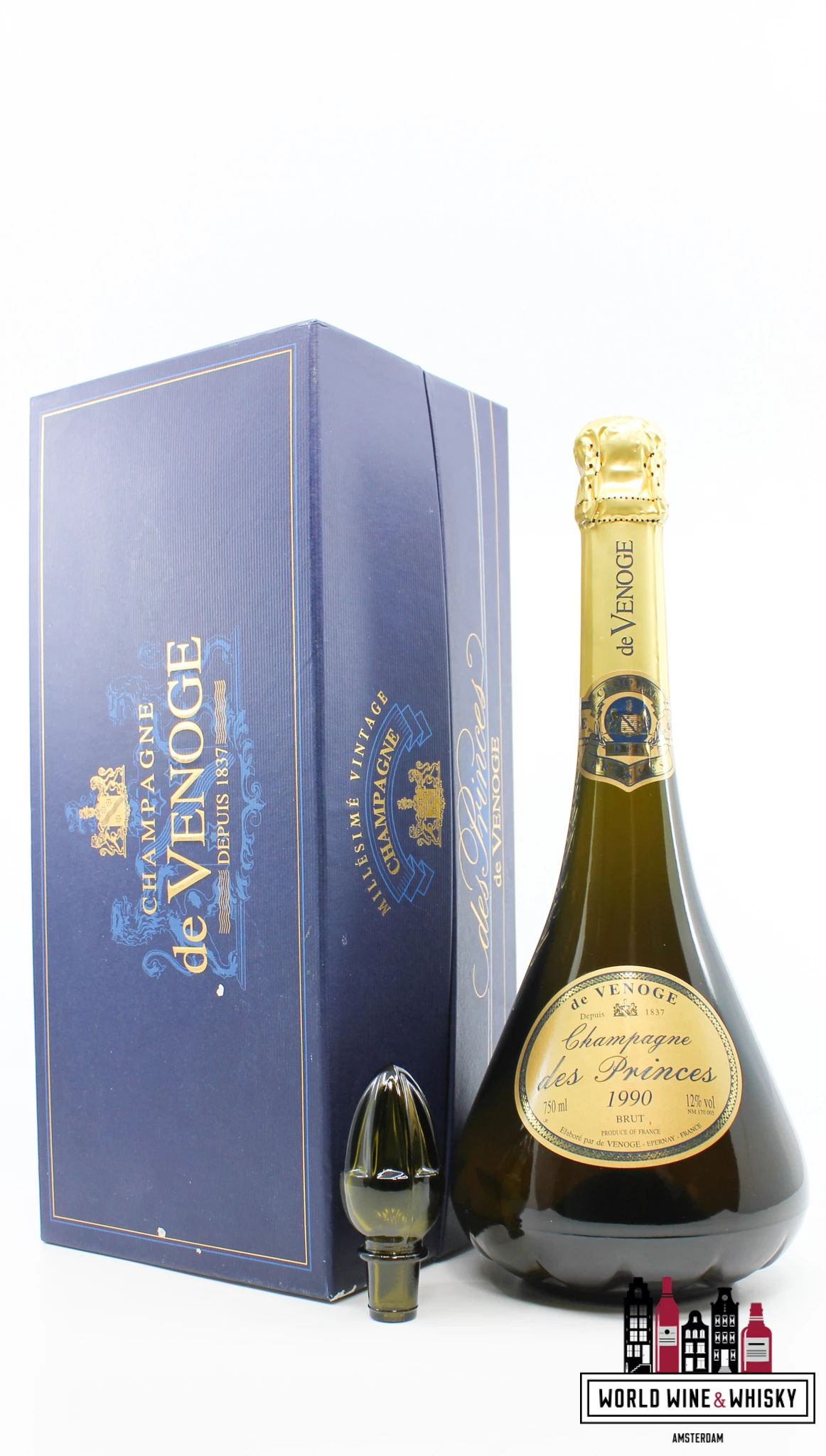 De Venoge 1990 - Champagne (Brut) Des Princes Millesime Vintage 3 De Venoge 1990 - Champagne (Brut) Des Princes Millesime Vintage