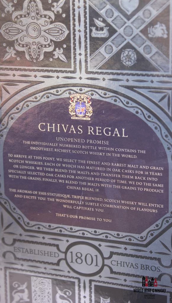 Chivas Regal 18 Years Old 40% (1 Litre) 6 Chivas Regal 18 Years Old 40% (1 Litre) - Image 5