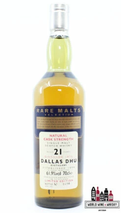 Dallas Dhu 21 Years Old 1975 1997 - Rare Malts Selection - Natural Cask Strength 61.9% (Closed Distillery)
