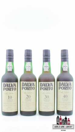 Dalva Porto 20021 - 10, 20, 30 & 40 Years Old 20% - Set Of Four 375ml Bottles