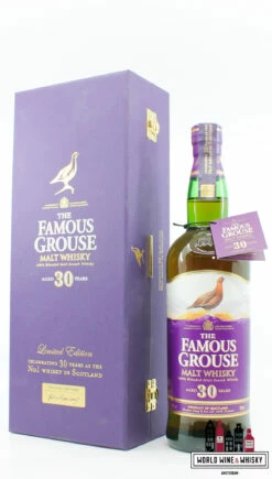 Famous Grouse 30 Years Old - Malt Whisky - Limited Edition 43% (1 Of 1980)