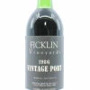 Ficklin 1986 - Vineyards Vintage Port - Special Bottling No. 7 - Bottled In 1988 18.1% -Drank Sale Winkel ficklin ficklin 1986 vineyards vintage port specia