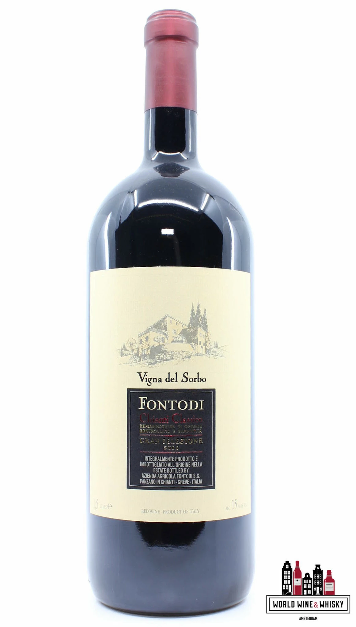 Fontodi Vigna Del Sorbo - Chianti Classico Gran Selezione 2015 - Magnum (1,5 Liter) 4 Fontodi Vigna Del Sorbo - Chianti Classico Gran Selezione 2015 - Magnum (1,5 Liter) - Image 2