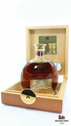 Drank Sale Winkel 15 Cognac Frapin - Grande Champagne - V.I.P. XO 2000 In OWC (24K Gold Gilded)
