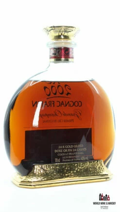 Cognac Frapin - Grande Champagne - V.I.P. XO 2000 In OWC (24K Gold Gilded) -Drank Sale Winkel frapin cognac frapin grande champagne vip xo 2000 7