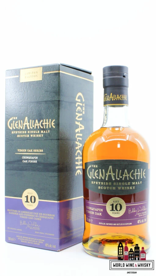 Glenallachie 10 Years Old 2022 - Virgin Oak Series - Chinquapin Oak Finish 48% -Drank Sale Winkel glenallachie glenallachie 10 years old 2022 virgin 3