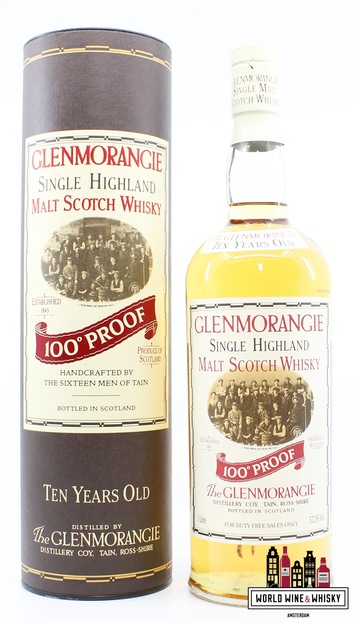 Glenmorangie 10 Years Old 1998 - 100° Proof - Duty Free Edition 57.2% 1 Liter 3 Glenmorangie 10 Years Old 1998 - 100° Proof - Duty Free Edition 57.2% 1 Liter