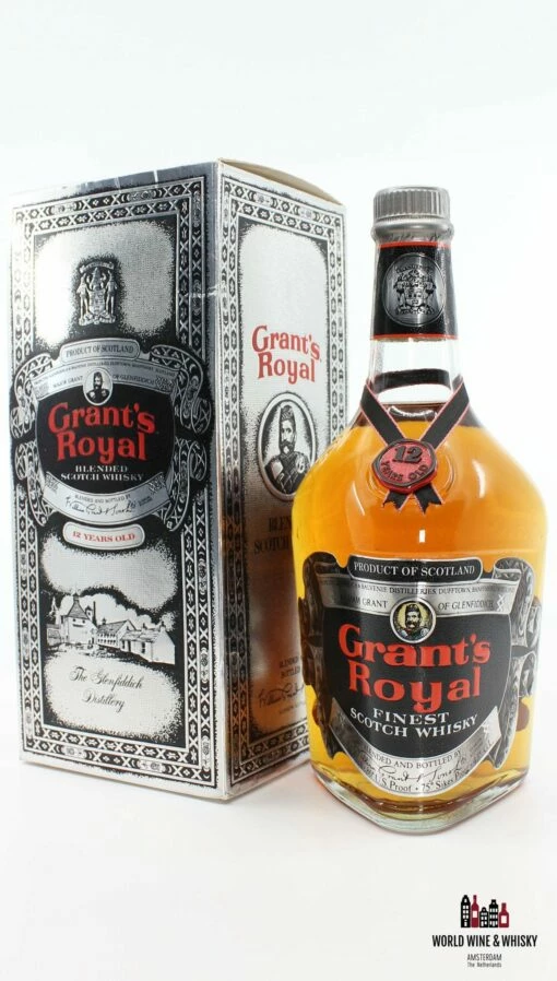 Grant's Royal 12 Years Old - Finest Scotch Whisky 75cl - 86 U.S. Proof 43% -Drank Sale Winkel grants royal grants royal 12 years old finest scot