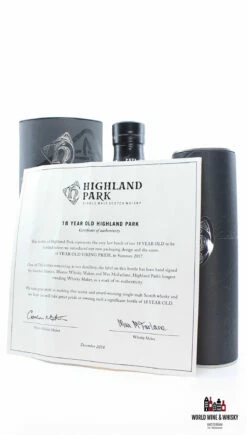Highland Park 18 Years Old 2017 - Viking Pride Signed (Gordon Motion & Max McFarlane) 43% (1 Of 756) -Drank Sale Winkel highland park highland park 18 years old 2017 viki 1