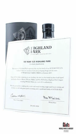 Highland Park 18 Years Old 2017 - Viking Pride Signed (Gordon Motion & Max McFarlane) 43% (1 Of 756) -Drank Sale Winkel highland park highland park 18 years old 2017 viki 4
