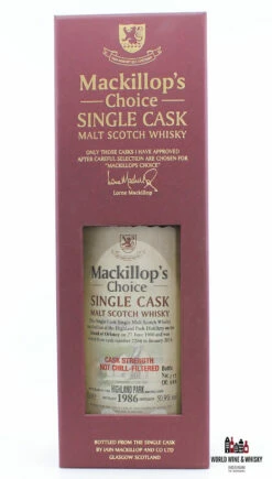 Highland Park 28 Years Old 1986 2015 Single Cask - Cask 2264 - Mackillop's Choice 50.9% (one Of 168 Bottles) -Drank Sale Winkel highland park highland park 28 years old 1986 2015 2