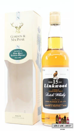 Linkwood 15 Years Old - Licensed Bottling - Gordon & MacPhail 40% (old Bottling)