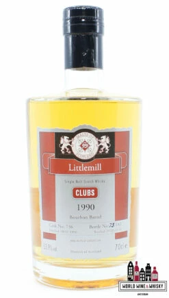 Littlemill 20 Years Old 1990 2010 - Cask 736 - Malts Of Scotland 'Clubs/Fulldram' 53.9% (1 Of 183)