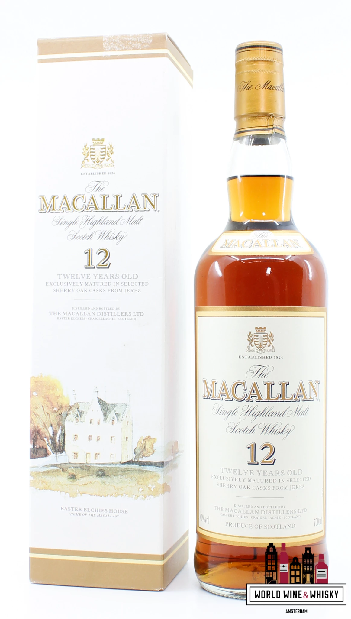 Macallan 12 Years Old Sherry Oak Casks From Jerez 40% (old Label) 3 Macallan 12 Years Old Sherry Oak Casks From Jerez 40% (old Label)