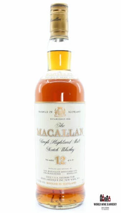 Macallan 12 Years Old Sherry Wood - USA Edition - Sole U.S.A. Distributor, Remy Amerique Inc. New York, N.Y. 750ml