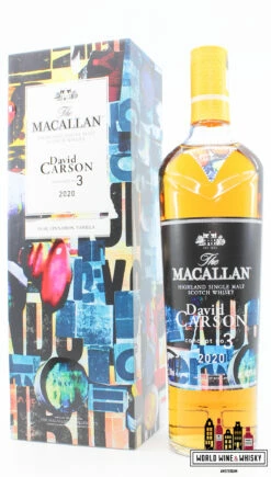 Macallan 2020 Concept Number 3 - David Carson 40.8% - Travel Retail Release Only