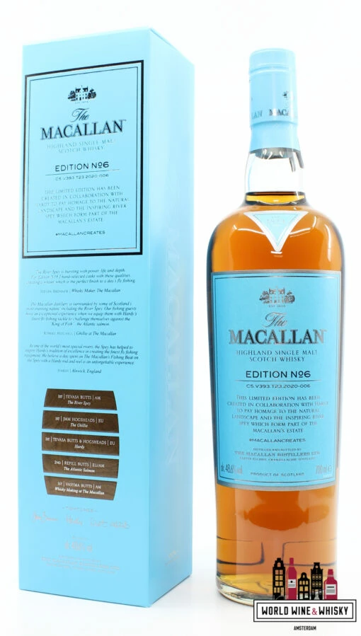 Macallan Edition No 6 2020 - C5.V393.T23.2020-006 48.6% 700ml (in Cardboard Case) -Drank Sale Winkel macallan macallan edition no 6 2020 c5v393t232020