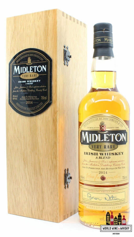 Midleton Very Rare 2014 - Irish Whiskey 40% 750ml (in Wooden Case) -Drank Sale Winkel midleton midleton very rare 2014 irish whiskey 40