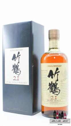 Taketsuru 21 Years Old - Pure Malt - Nikka Whisky - Yoichi & Miyagikyo 43% (in Luxury Case)