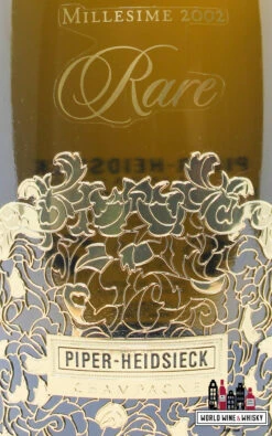 Piper-Heidsieck Millesime 2002 Rare - Champagne Brut - Gold Edition -Drank Sale Winkel piper heidsieck piper heidsieck millesime 2002 rar 9