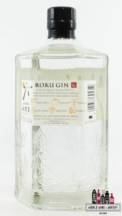 Roku Gin - The Japanese Craft Gin (Suntory) 43% -Drank Sale Winkel roku gin roku gin the japanese craft gin suntory 4 2