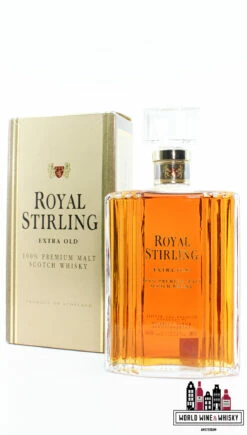 Royal Stirling Extra Old - Limited Edition 43% 750ml (Crystal Decanter - 22 Carat Gold)