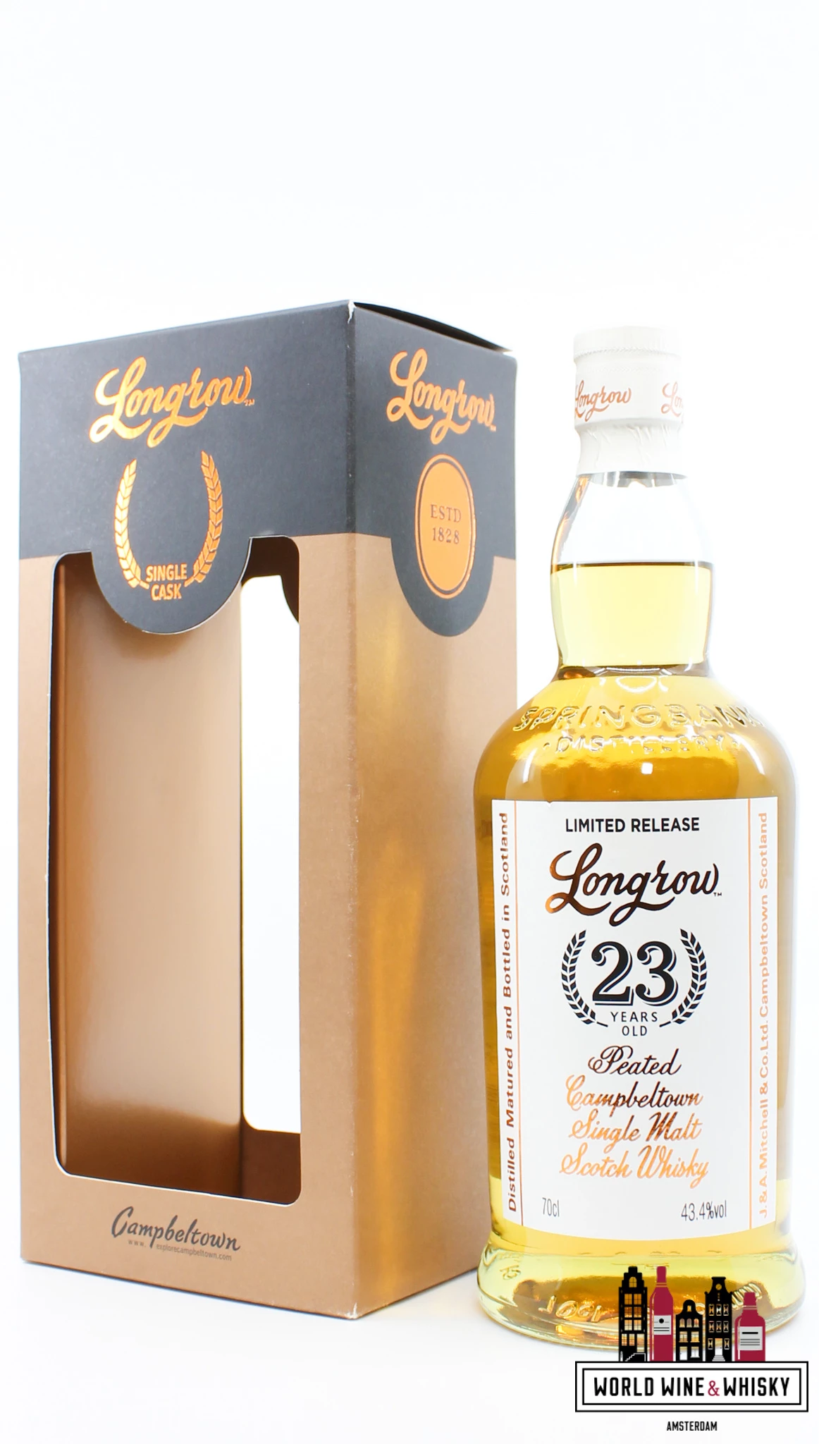 Longrow 23 Years Old 2022 - Single Cask - Limited Edition - The Nectar, Belgium (Springbank) 43.4% (1 Of 210) 3 Longrow 23 Years Old 2022 - Single Cask - Limited Edition - The Nectar, Belgium (Springbank) 43.4% (1 Of 210)