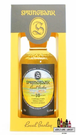 Springbank 10 Years Old 2011 2021 - Local Barley 51.6% (1 Of 15000) - New -Drank Sale Winkel springbank springbank 10 years old 2011 2021 local 2