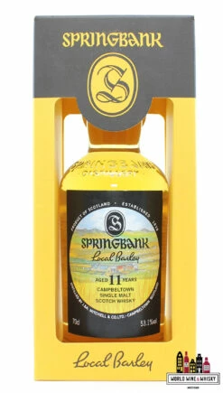 Springbank 11 Years Old 2006 2017 - Local Barley 53.1% (1 Of 9000) -Drank Sale Winkel springbank springbank 11 years old 2006 2017 local 2
