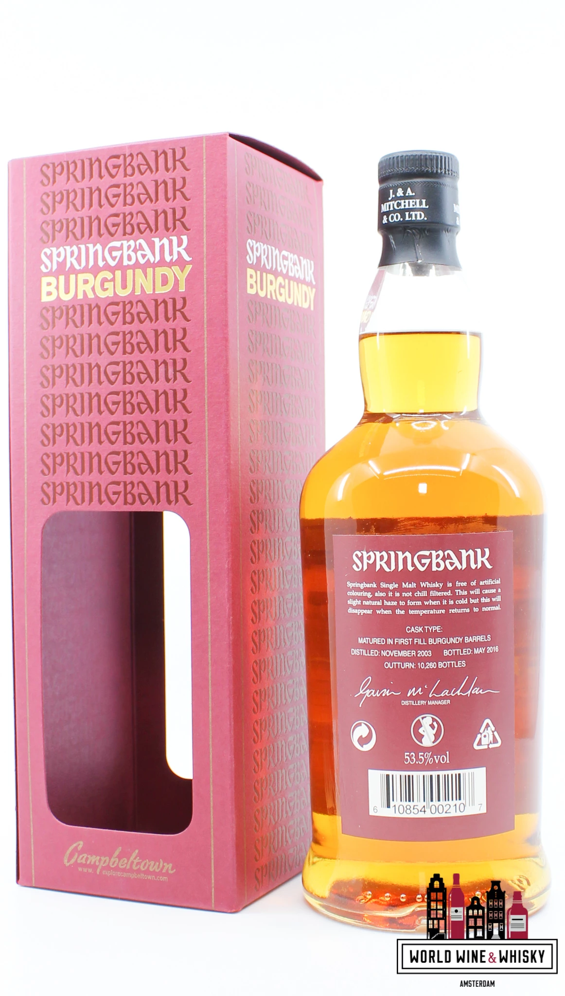 Springbank 12 Years Old 2003 2016 - Burgundy 53.5% (1 Of 10260) 4 Springbank 12 Years Old 2003 2016 - Burgundy 53.5% (1 Of 10260) - Image 2