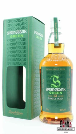 Springbank 13 Years Old 2015 - Green - Sherry Cask Matured 46% (1 Of 9000)