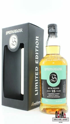 Springbank 15 Years Old 2003 2019 - Rum Wood 51.0% (1 Of 9000)